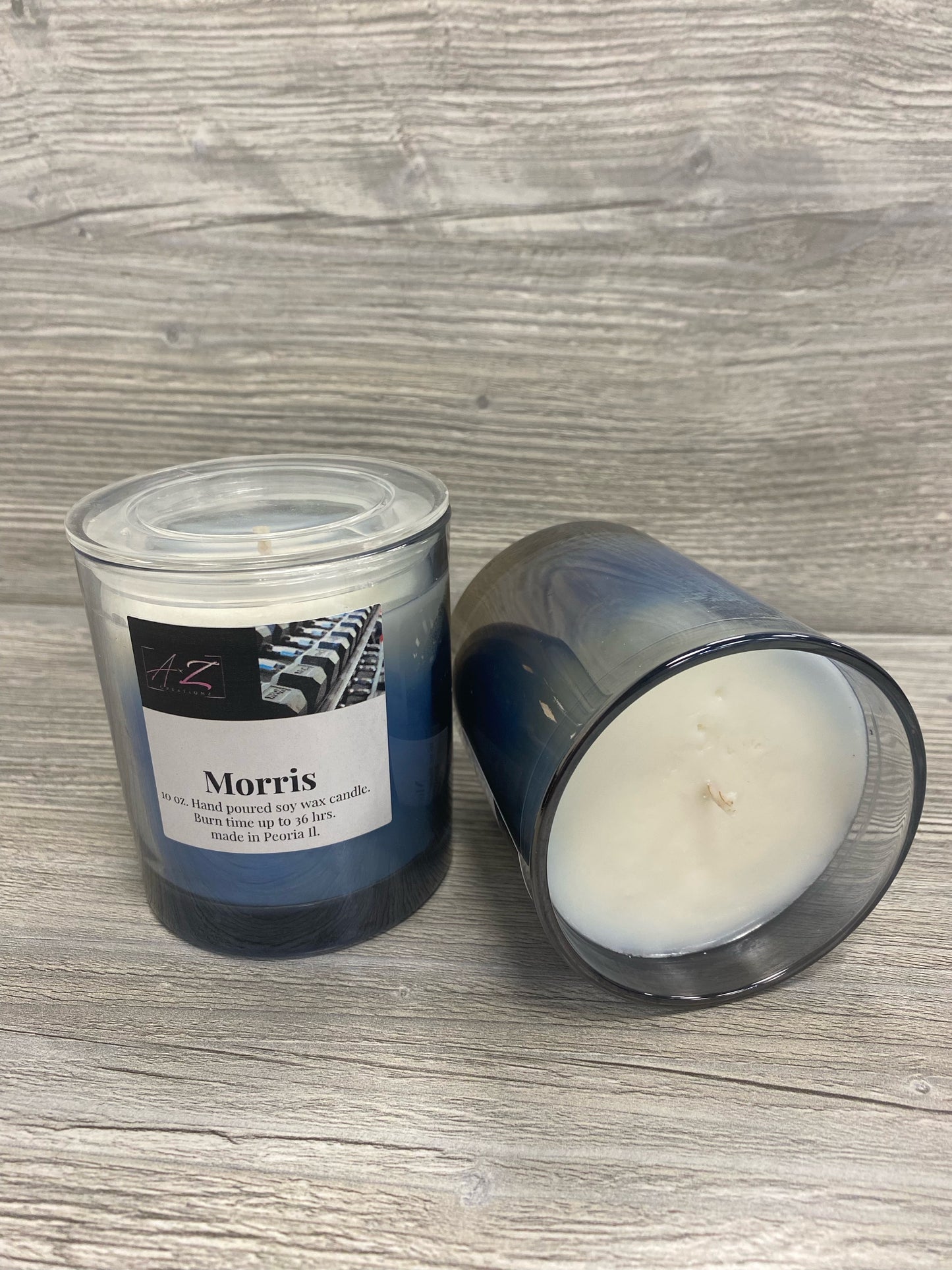 Masculine Marbled Candle