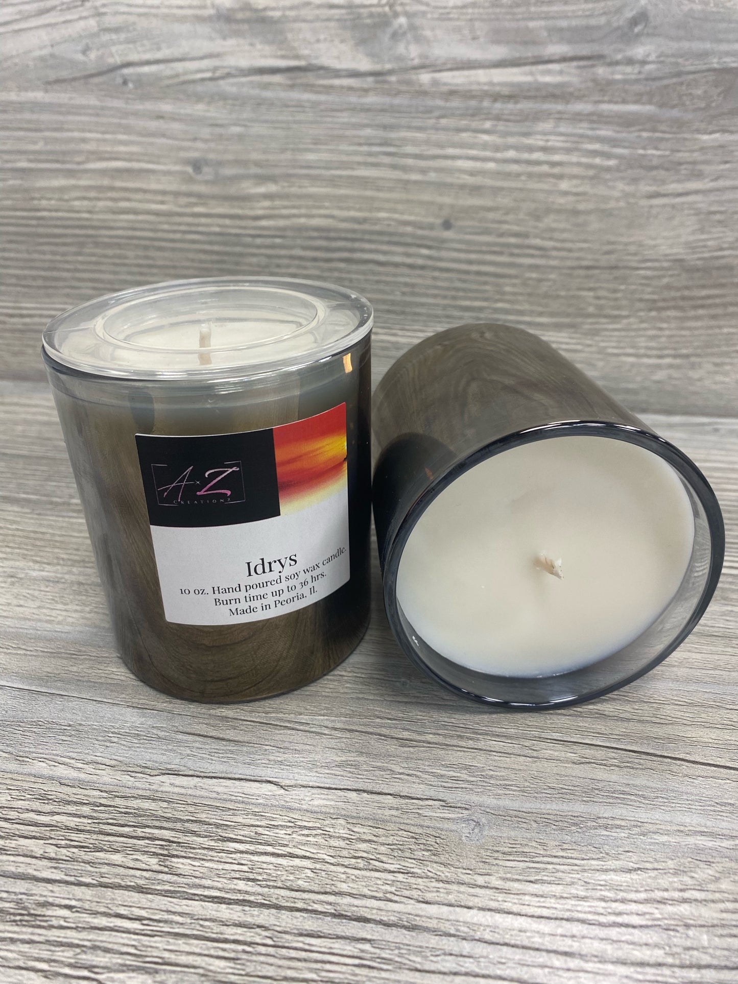 Masculine Marbled Candle